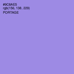#9C8AE5 - Portage Color Image