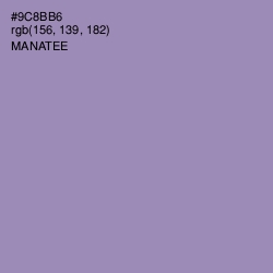 #9C8BB6 - Manatee Color Image