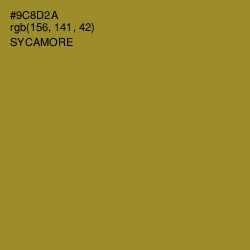 #9C8D2A - Sycamore Color Image