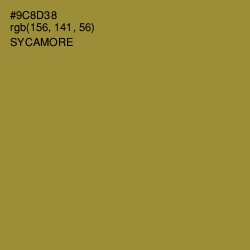 #9C8D38 - Sycamore Color Image