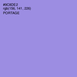 #9C8DE2 - Portage Color Image