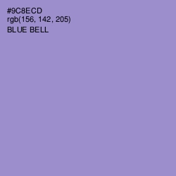 #9C8ECD - Blue Bell Color Image