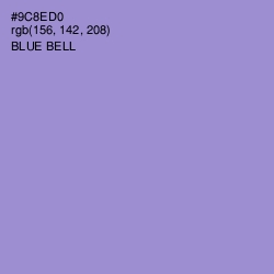 #9C8ED0 - Blue Bell Color Image