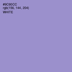 #9C90CC - Blue Bell Color Image