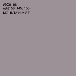 #9C9196 - Mountain Mist Color Image