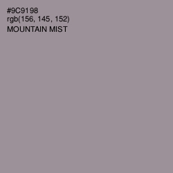 #9C9198 - Mountain Mist Color Image