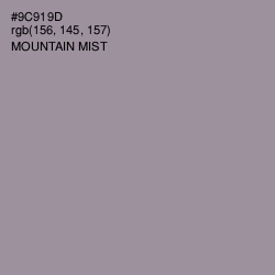 #9C919D - Mountain Mist Color Image