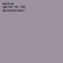 #9C919E - Mountain Mist Color Image