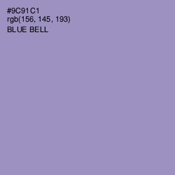 #9C91C1 - Blue Bell Color Image