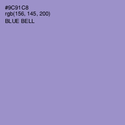 #9C91C8 - Blue Bell Color Image