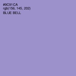 #9C91CA - Blue Bell Color Image