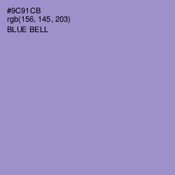 #9C91CB - Blue Bell Color Image