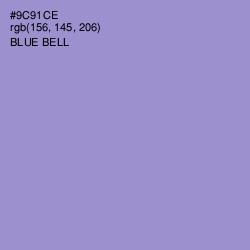 #9C91CE - Blue Bell Color Image