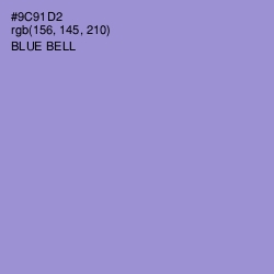 #9C91D2 - Blue Bell Color Image