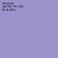 #9C92CB - Blue Bell Color Image
