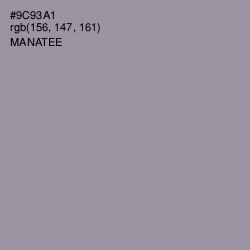 #9C93A1 - Manatee Color Image