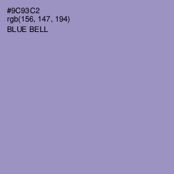 #9C93C2 - Blue Bell Color Image