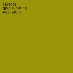 #9C940B - Reef Gold Color Image