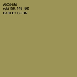 #9C9456 - Barley Corn Color Image
