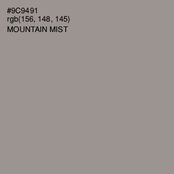 #9C9491 - Mountain Mist Color Image