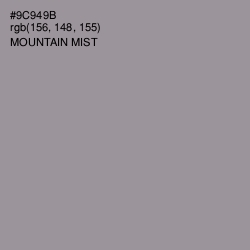 #9C949B - Mountain Mist Color Image