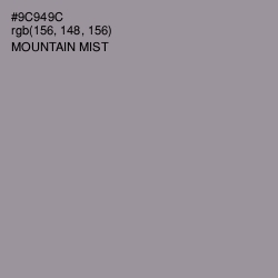 #9C949C - Mountain Mist Color Image