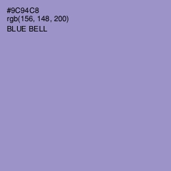 #9C94C8 - Blue Bell Color Image