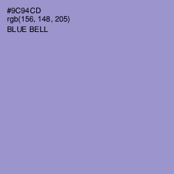 #9C94CD - Blue Bell Color Image