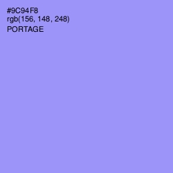 #9C94F8 - Portage Color Image