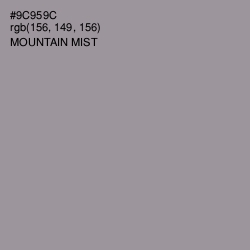 #9C959C - Mountain Mist Color Image