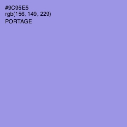 #9C95E5 - Portage Color Image