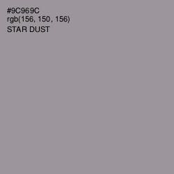 #9C969C - Star Dust Color Image