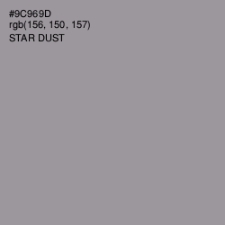 #9C969D - Star Dust Color Image