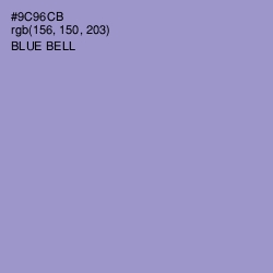 #9C96CB - Blue Bell Color Image