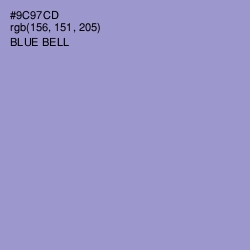 #9C97CD - Blue Bell Color Image