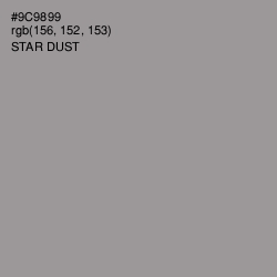 #9C9899 - Star Dust Color Image