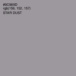 #9C989D - Star Dust Color Image