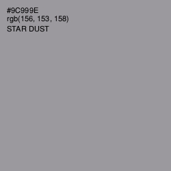 #9C999E - Star Dust Color Image