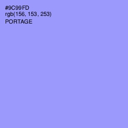 #9C99FD - Portage Color Image