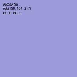 #9C9AD9 - Blue Bell Color Image