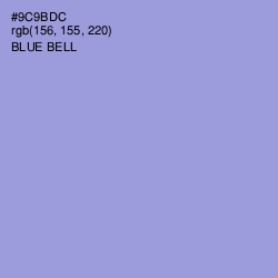 #9C9BDC - Blue Bell Color Image