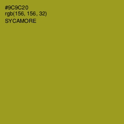 #9C9C20 - Sycamore Color Image