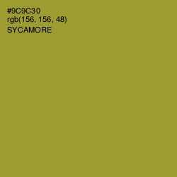 #9C9C30 - Sycamore Color Image