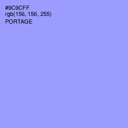 #9C9CFF - Portage Color Image