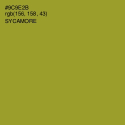 #9C9E2B - Sycamore Color Image