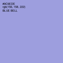 #9C9EDE - Blue Bell Color Image