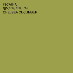 #9CA04A - Chelsea Cucumber Color Image