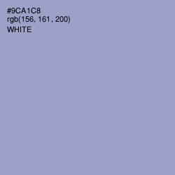 #9CA1C8 - Rock Blue Color Image