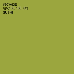 #9CA63E - Sushi Color Image