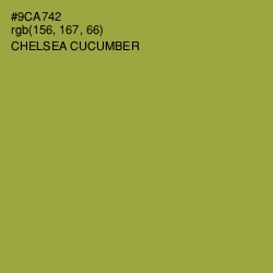 #9CA742 - Chelsea Cucumber Color Image